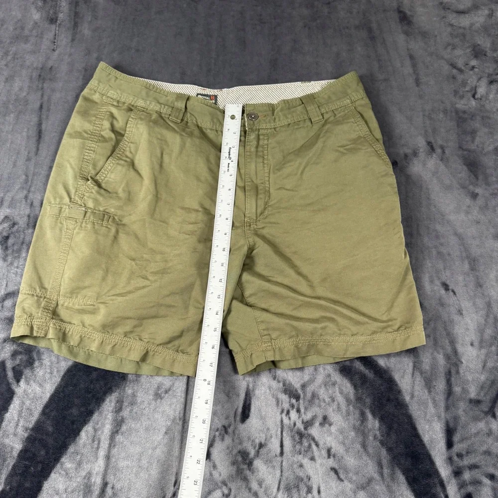 Royal Robbins Shorts Mens 38 Green Hiking Outdoor Cargo Utility 8 Inch Inseam